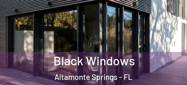  Black Windows Altamonte Springs - FL